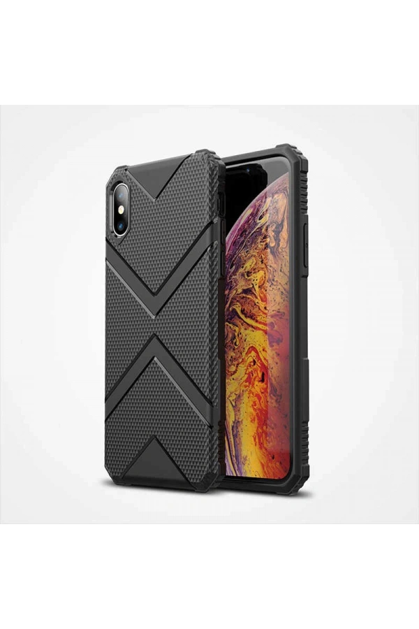 Apple iPhone XS Max 6.5 Kılıf Zore Hank Silikon