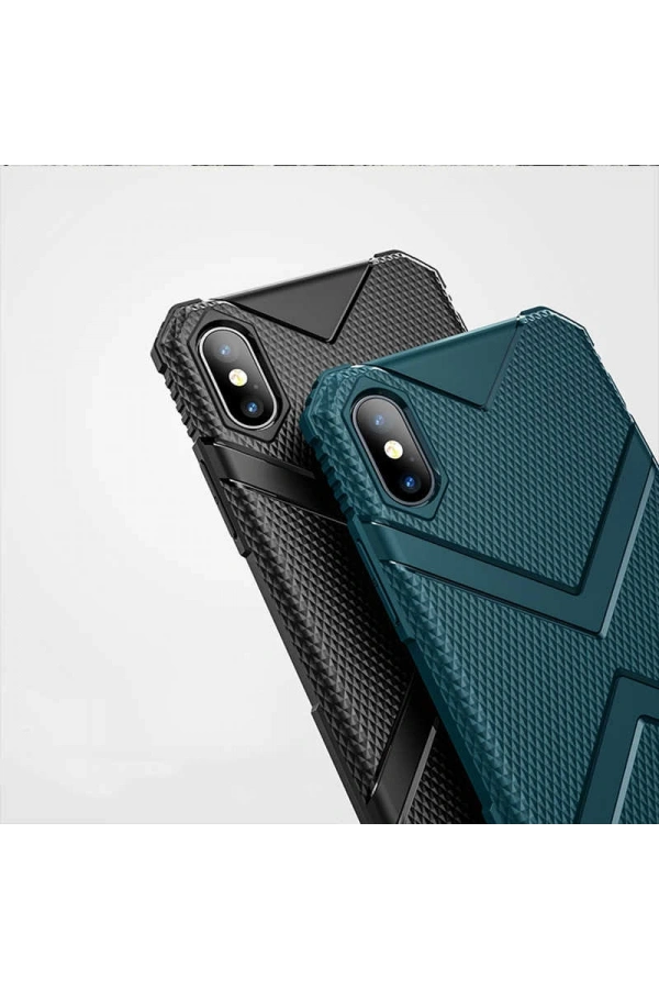 Apple iPhone XS Max 6.5 Kılıf Zore Hank Silikon