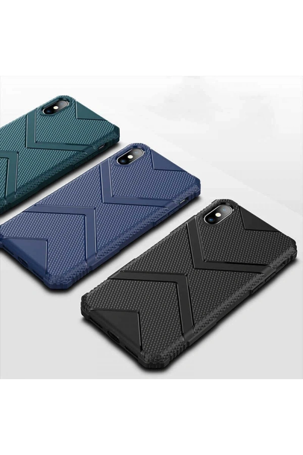 Apple iPhone XS Max 6.5 Kılıf Zore Hank Silikon