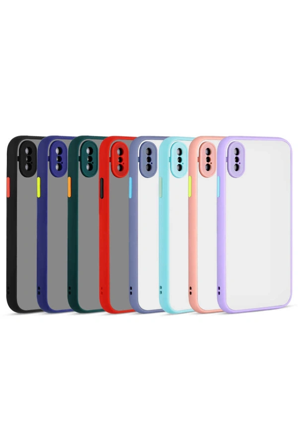 Apple iPhone XS Max 6.5 Kılıf Zore Hux Kapak