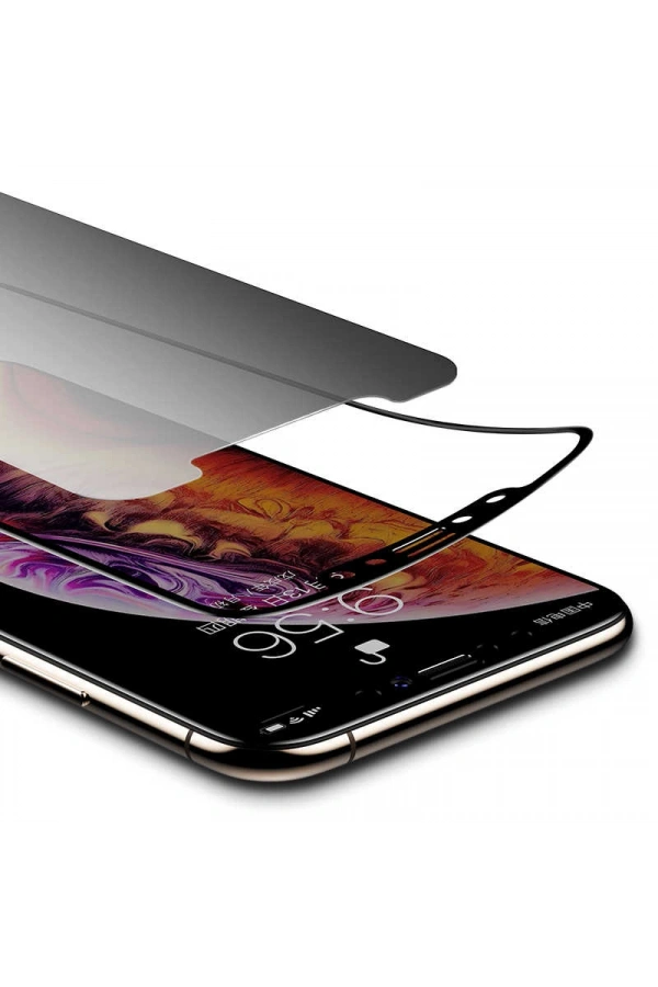 Apple iPhone XS Max 6.5 Zore Kor Privacy Cam Ekran Koruyucu