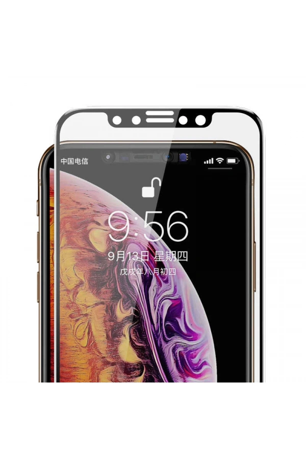 Apple iPhone XS Max 6.5 Zore Kor Privacy Cam Ekran Koruyucu
