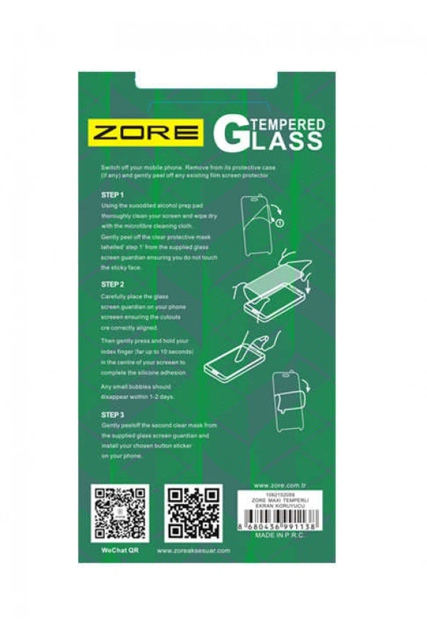 Apple iPhone XS Max 6.5 Zore Maxi Glass Temperli Cam Ekran Koruyucu