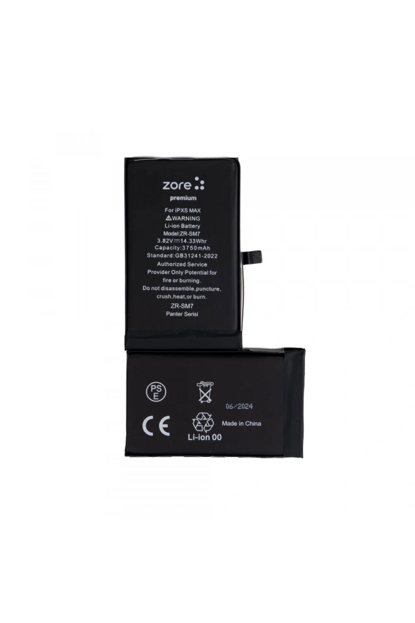 Apple iPhone XS Max 6.5 Zore Panter Serisi Batarya