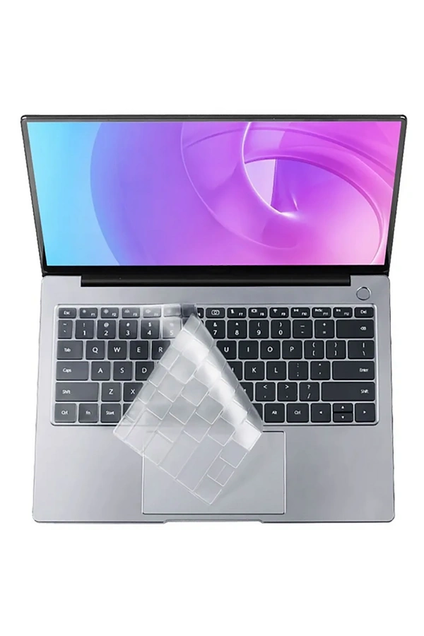Apple Macbook 12 Retina Zore Klavye Koruyucu Transparan Buzlu Silikon Ped