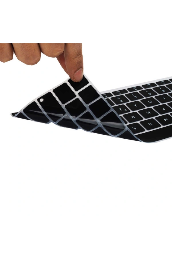Apple Macbook 13 Pro Touch Bar A1706 Zore Klavye Koruyucu Silikon Ped