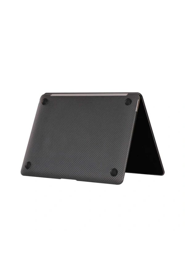 Apple Macbook 13.3 Pro 2020 A2338 Zore MSoft Carbon Fiber Tasarımlı Kapak