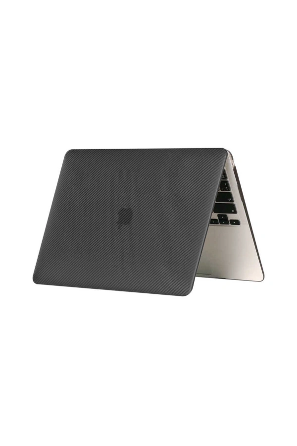 Apple Macbook 13.3 Pro 2020 A2338 Zore MSoft Carbon Fiber Tasarımlı Kapak