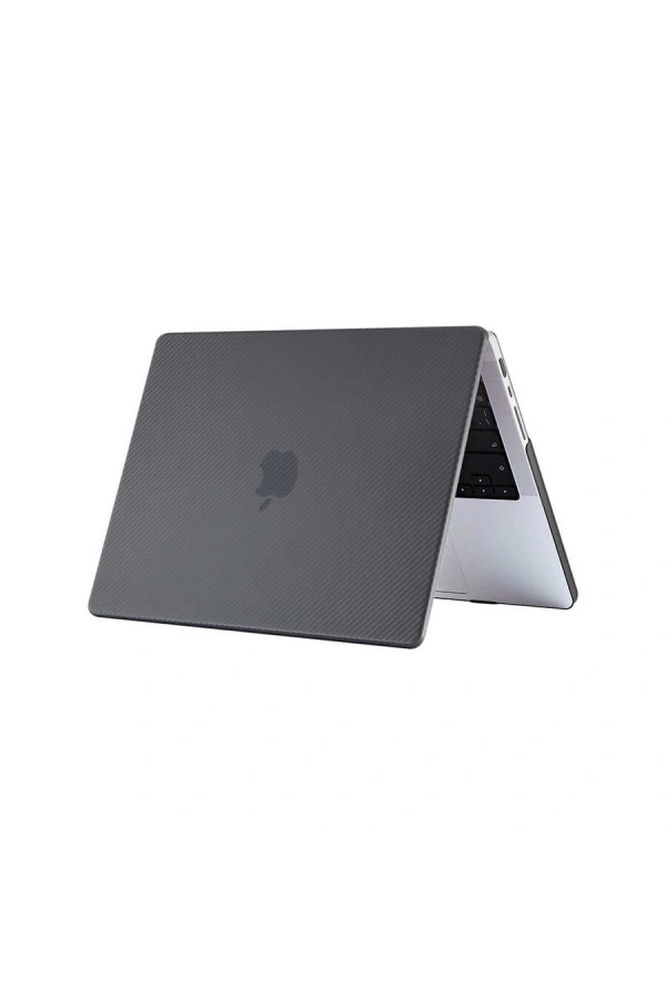 Apple Macbook 16.2 2021 A2485 Zore MSoft Carbon Fiber Tasarımlı Kapak