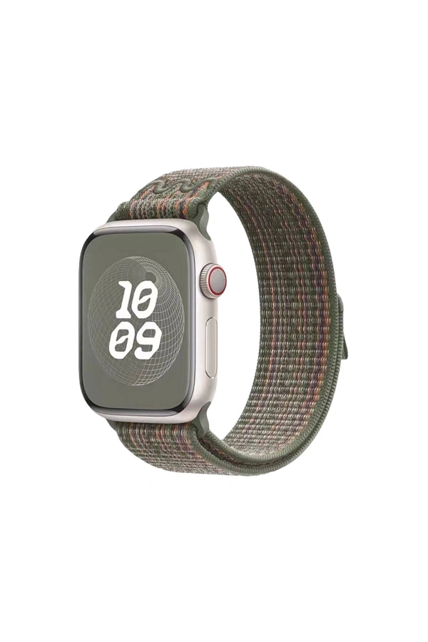 Apple Watch 10 42mm KRD-91 Hasır Kordon Strap Kayış