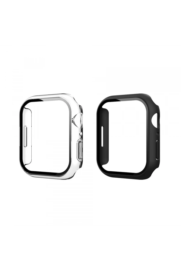 Apple Watch 10 42mm Şeffaf Kasa ve Ekran Koruyucu Zore Watch Gard 13