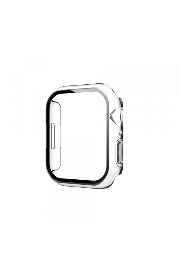 Apple Watch 10 42mm Sert PC Kasa ve Ekran Koruyucu Zore Watch Gard 37