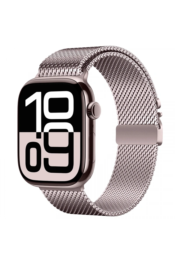 Apple Watch 10 42mm Zore KRD-121 Metal Hasır Kordon