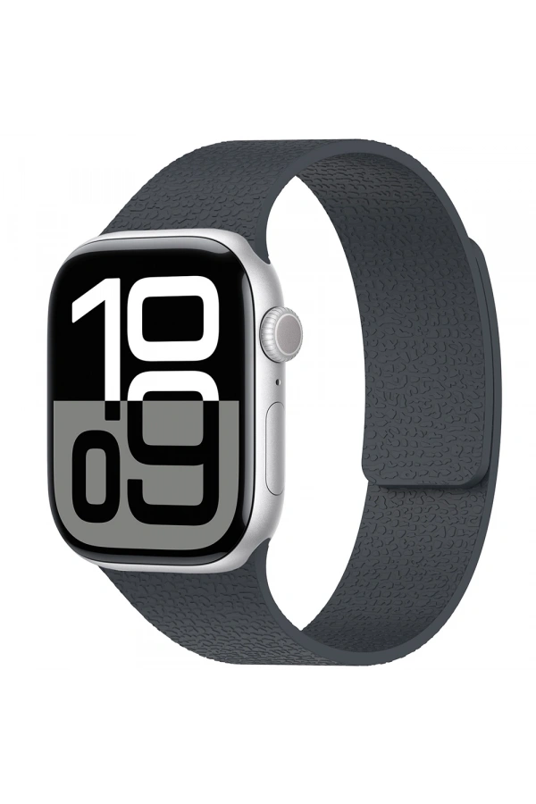 Apple Watch 10 42mm Zore KRD-136 Kabartma Desenli Silikon Kordon