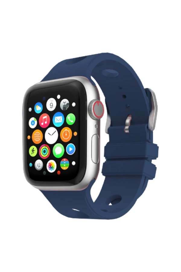 Apple Watch 38mm Delikli Tasarım Zore KRD-147 Silikon Kordon