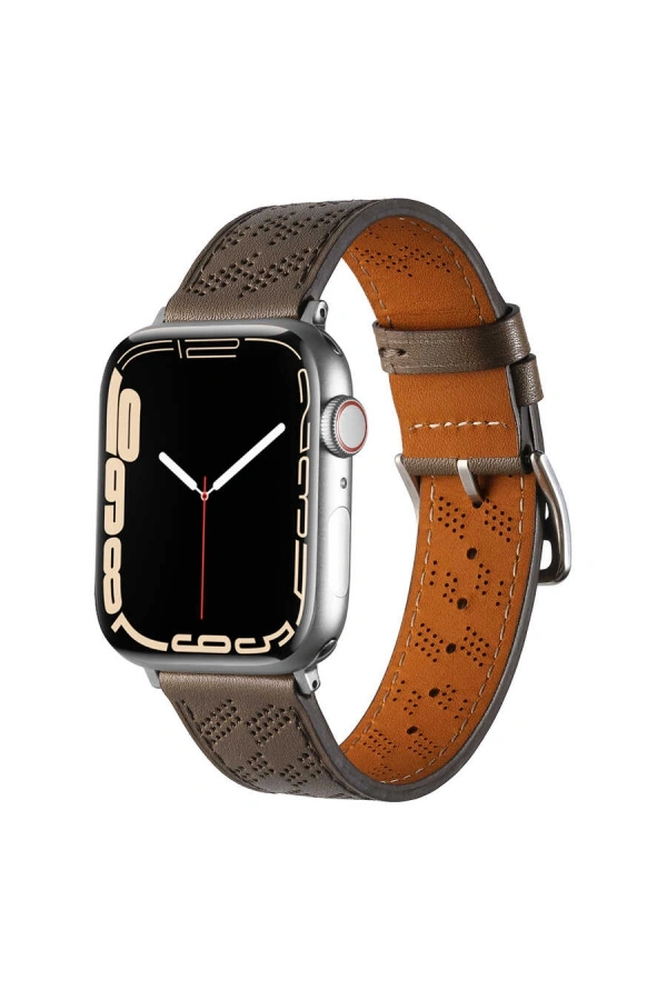 ​​​Apple Watch 38mm KRD-76 PU Deri Kordon Strap Kayış