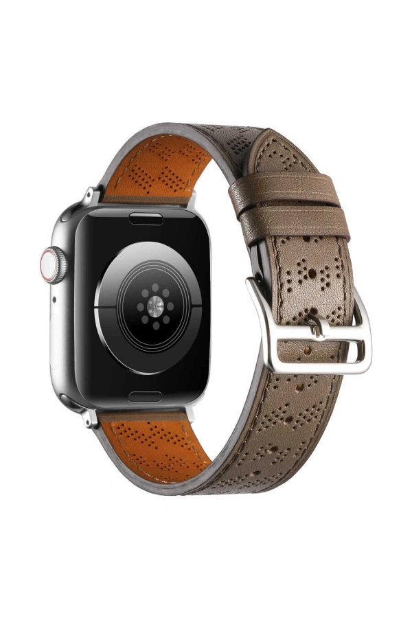 ​​​Apple Watch 38mm KRD-76 PU Deri Kordon Strap Kayış