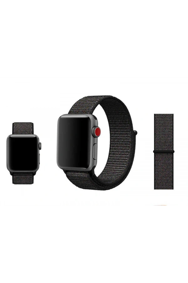 Apple Watch 38mm Zore KRD-03 Hasır Kordon