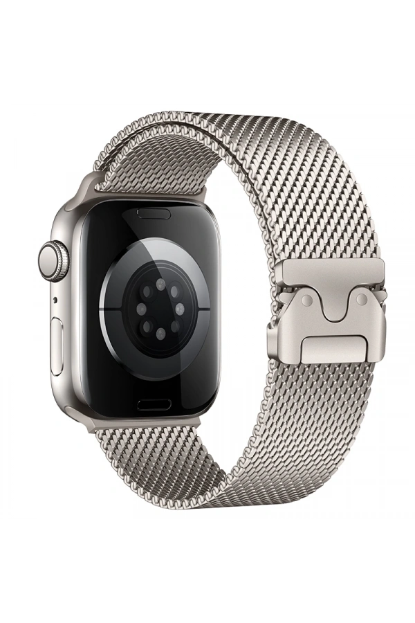 Apple Watch 38mm Zore KRD-121 Metal Hasır Kordon