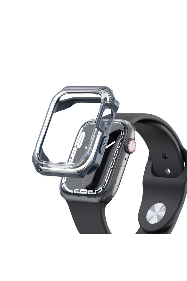 Apple Watch 38mm Zore Watch Gard 08 Sert PC + Silikon Koruyucu