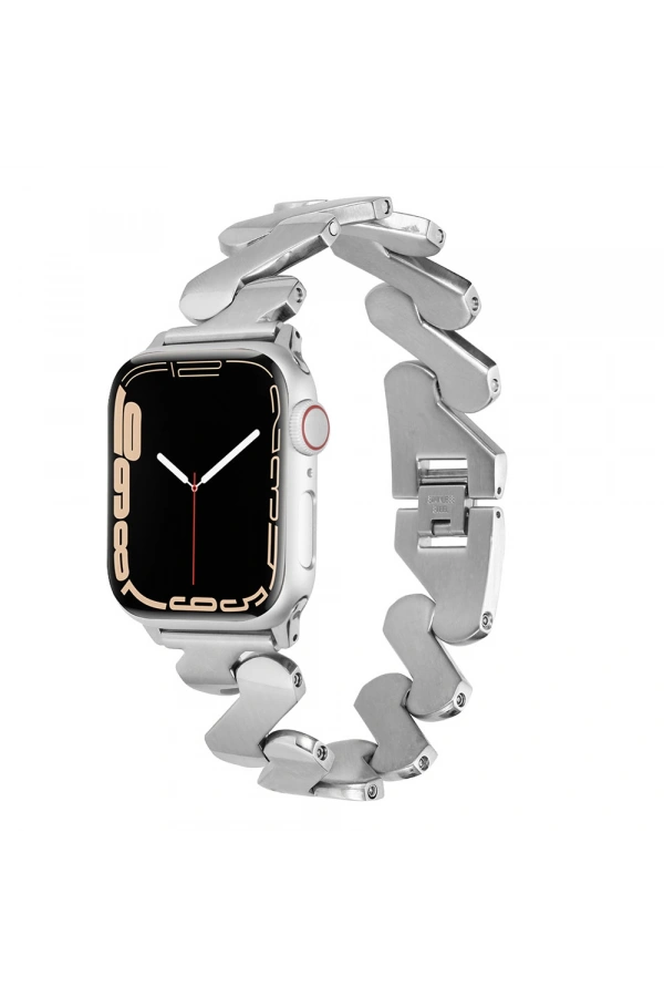 ​​​Apple Watch 40mm Kordon KRD-80 Metal Strap Kayış