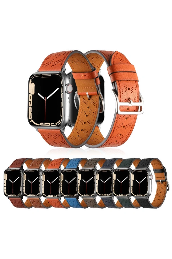 ​​​Apple Watch 40mm KRD-76 PU Deri Kordon Strap Kayış