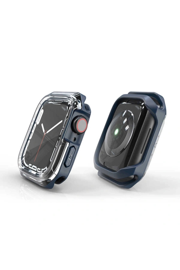 Apple Watch 40mm Zore Watch Gard 08 Sert PC + Silikon Koruyucu
