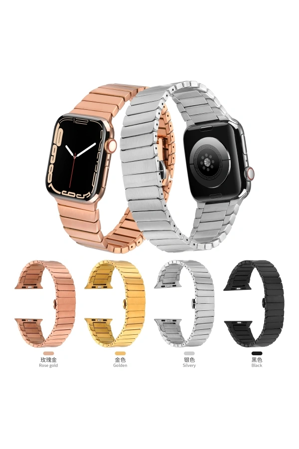 ​​​Apple Watch 42mm Kordon KRD-79 Metal Strap Kayış