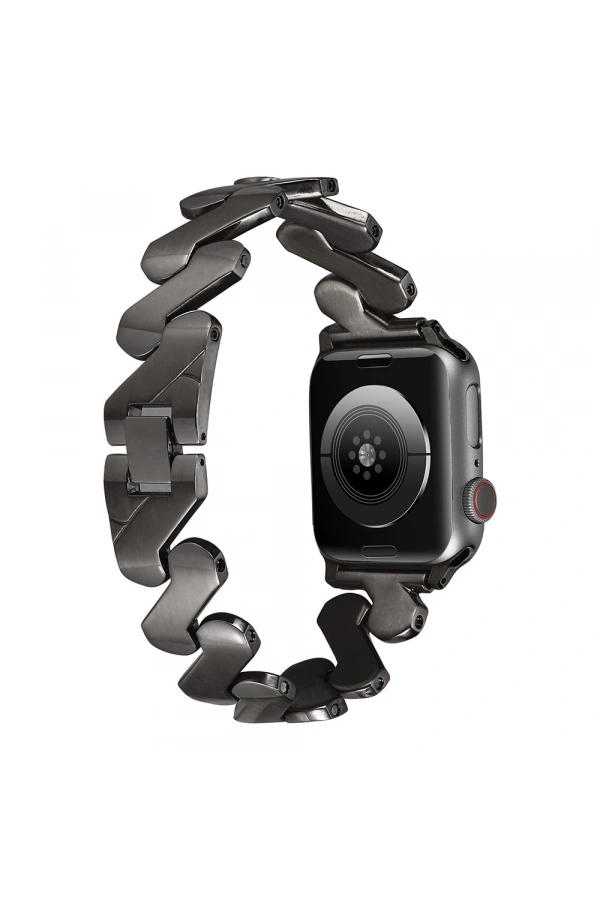 ​​​Apple Watch 42mm Kordon KRD-80 Metal Strap Kayış