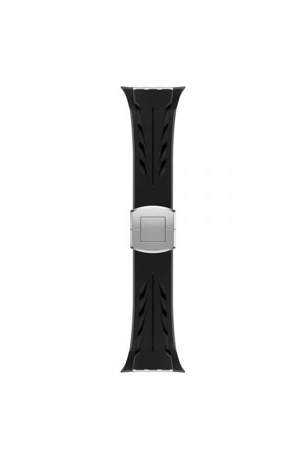 Apple Watch 42mm KRD-127 Metal Tokalı Silikon Kordon