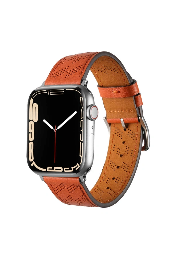 ​​​Apple Watch 42mm KRD-76 PU Deri Kordon Strap Kayış