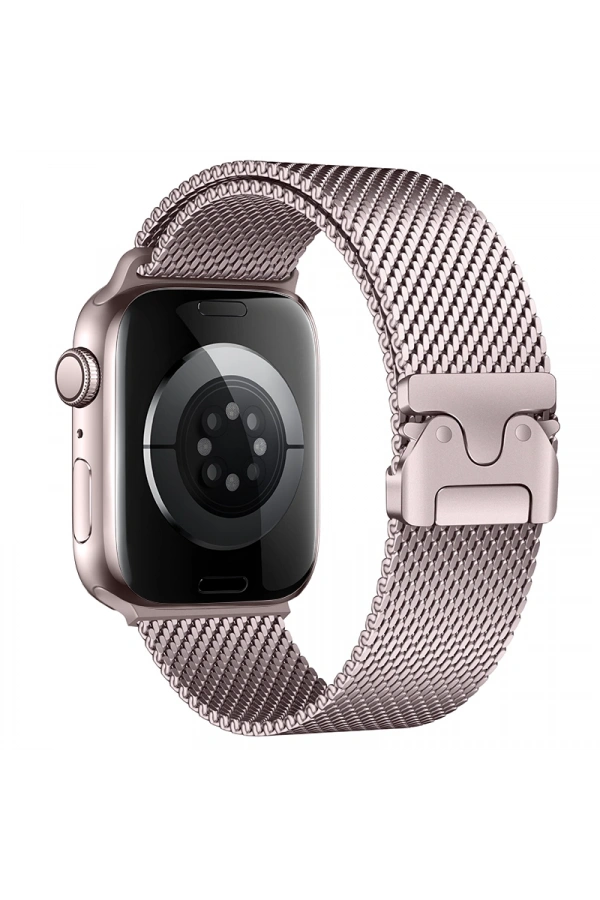 Apple Watch 42mm Zore KRD-121 Metal Hasır Kordon