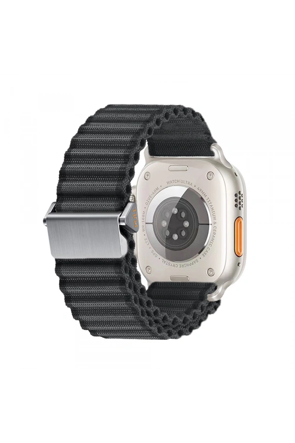 Apple Watch 42mm Zore KRD-123 Naylon Kumaş Hasır Örgülü Kordon