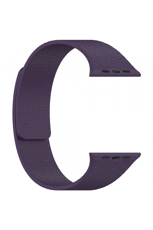 Apple Watch 42mm Zore KRD-136 Kabartma Desenli Silikon Kordon