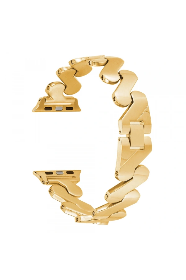 ​​​Apple Watch 44mm Kordon KRD-80 Metal Strap Kayış