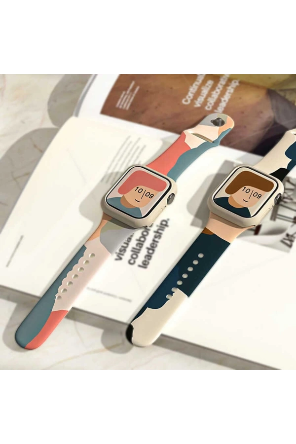 Apple Watch 44mm KRD-62 Silikon Kordon