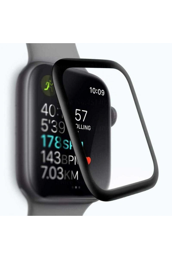 Apple Watch 44mm Zore Full Yapışkanlı Cam Ekran Koruyucu