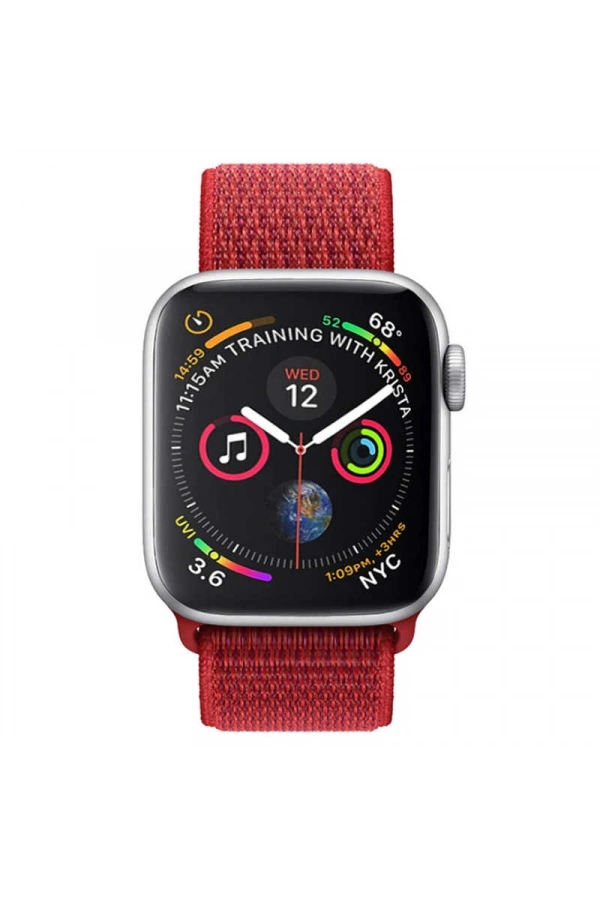 Apple Watch 44mm Zore KRD-03 Hasır Kordon