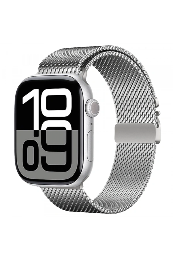 Apple Watch 44mm Zore KRD-121 Metal Hasır Kordon