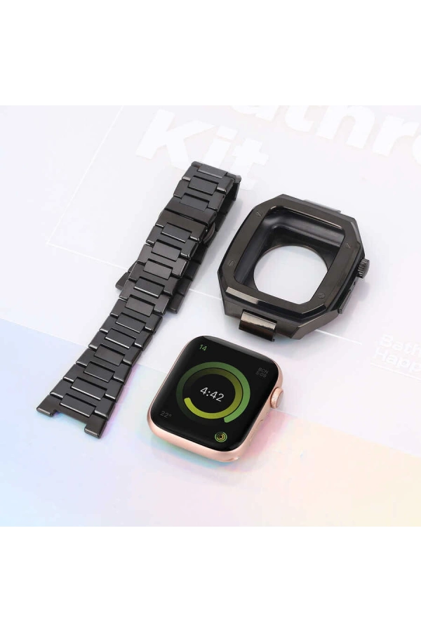 Apple Watch 44mm Zore KRD-64 Metal Kordon