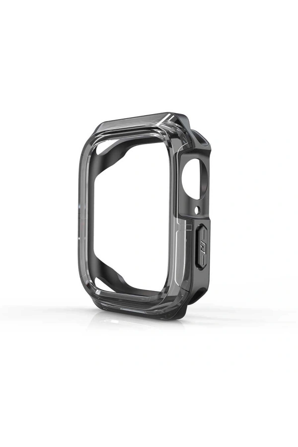 Apple Watch 44mm Zore Watch Gard 08 Sert PC + Silikon Koruyucu