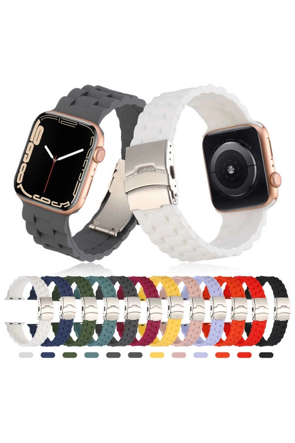 Apple Watch 7 41mm KRD-72 Silikon Kordon