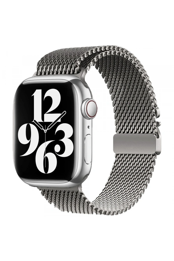 Apple Watch 7 41mm Zore KRD-121 Metal Hasır Kordon