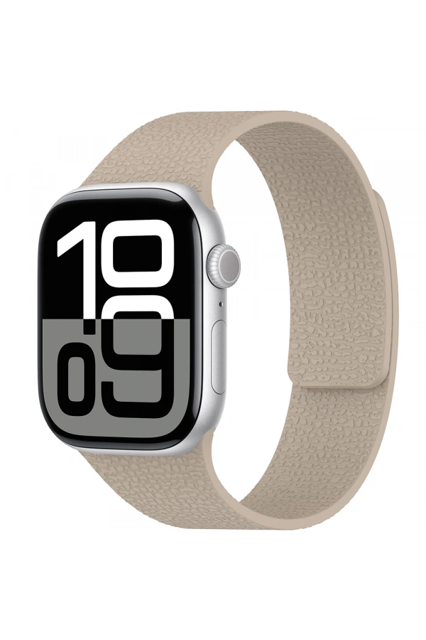 Apple Watch 7 41mm Zore KRD-136 Kabartma Desenli Silikon Kordon