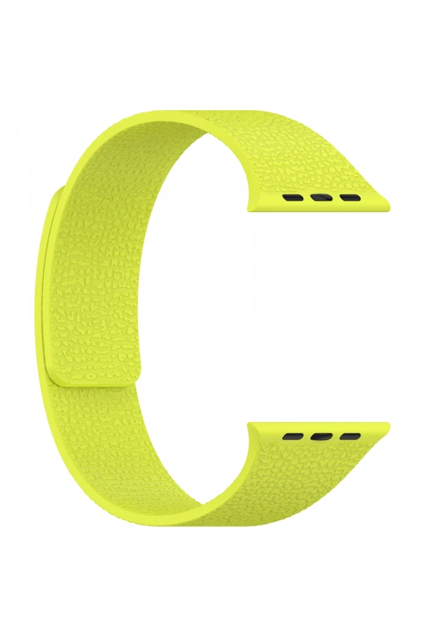 Apple Watch 7 41mm Zore KRD-136 Kabartma Desenli Silikon Kordon