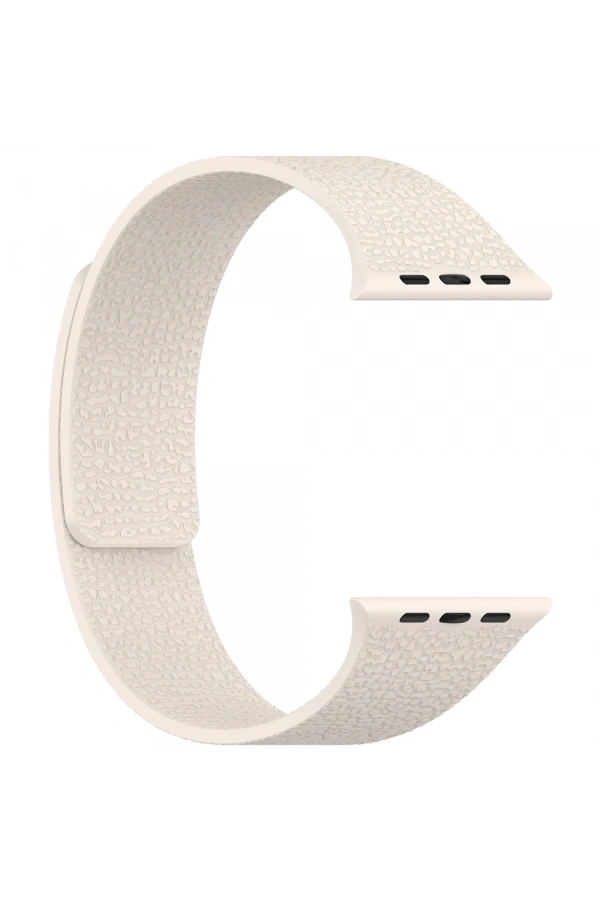 Apple Watch 7 41mm Zore KRD-136 Kabartma Desenli Silikon Kordon