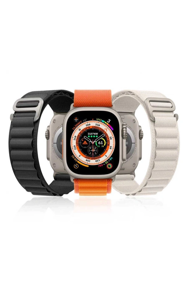 Apple Watch 7 41mm Zore KRD-74 Hasır Kordon