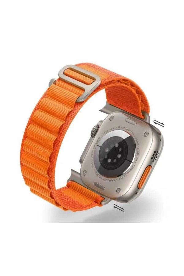 Apple Watch 7 41mm Zore KRD-74 Hasır Kordon