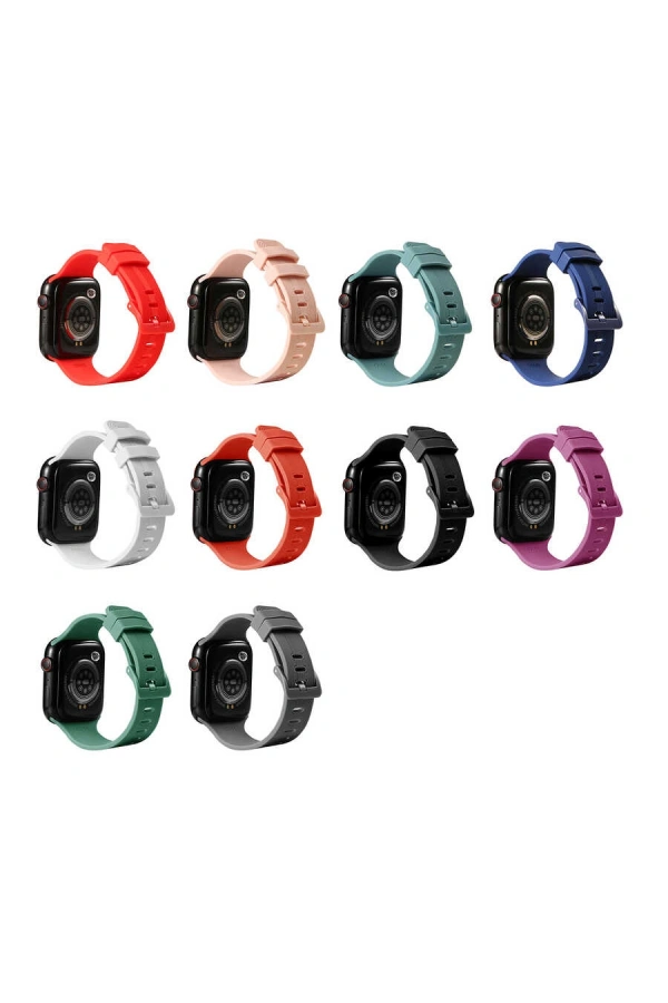 Apple Watch 7 45mm KRD-23 Silikon Kordon