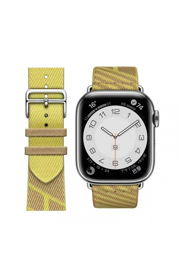 Apple Watch 7 45mm KRD-51 Hasır Kordon